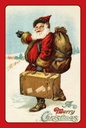 Holzschild 18x12 cm Weihnachten merry Christmas Schnee