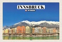 Holzschild 12x18 cm Innsbruck Österreich Hötting Berge Bildmotiv Reisemotiv Abenteuer Reisen