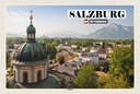Holzschild 12x18 cm Salzburg Nonntal Österreich Bildmotiv Reisemotiv Abenteuer Reisen