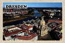 Holzschild 12x18 cm Dresden Neustadt Bildmotiv Reisemotiv Abenteuer Reisen