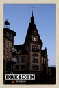 Holzschild 18x12 cm Dresden Rathaus Plauen Bildmotiv Reisemotiv Abenteuer Reisen