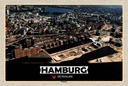 Holzschild 12x18 cm Hamburg Hafencity Ausblick Bildmotiv Reisemotiv Abenteuer Reisen
