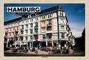 Holzschild 12x18 cm Hamburg Sternschanze Altstadt Bildmotiv Reisemotiv Abenteuer Reisen