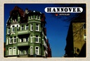 Holzschild 12x18 cm Hannover Nordstadt Gebäude Bildmotiv Reisemotiv Abenteuer Reisen