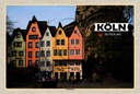 Holzschild 12x18 cm Köln Fischmarkt Martinswinkel Bildmotiv Reisemotiv Abenteuer Reisen