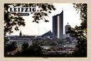 Holzschild 12x18 cm Leipzig Fockeberg Aussicht Bildmotiv Reisemotiv Abenteuer Reisen