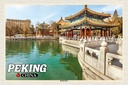Holzschild 12x18 cm Peking China Beihai Park Bildmotiv Reisemotiv Abenteuer Reisen