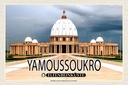 Holzschild 12x18 cm Yamoussoukro Elfenbeinküste Basilika Bildmotiv Reisemotiv Abenteuer Reisen