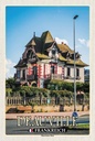 Holzschild 18x12 cm Deauville Frankreich Historisches Haus