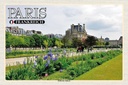 Holzschild 12x18 cm Paris Frankreich Jardin des Tuileries Park