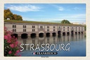 Holzschild 12x18 cm Strasbourg Frankreich Barrage Vauban