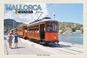 Holzschild 12x18 cm Mallorca Spanien Insel-Tram-Tranvia Bildmotiv Reisemotiv Abenteuer Reisen