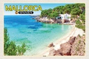 Holzschild 12x18 cm Mallorca Spanien Strand Meer Bildmotiv Reisemotiv Abenteuer Reisen