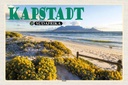 Holzschild 12x18 cm Kapstadt Südafrika Strand Meer Berge Bildmotiv Reisemotiv Abenteuer Reisen