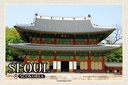 Holzschild 12x18 cm Seoul Südkorea Changdeokgung Palace Bildmotiv Reisemotiv Abenteuer Reisen