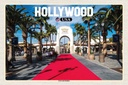 Holzschild 12x18 cm Hollywood USA Universal Studios Bildmotiv Reisemotiv Abenteuer Reisen