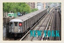Holzschild 12x18 cm New York USA Subway U-Bahn tin Bildmotiv Reisemotiv Abenteuer Reisen
