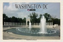 Holzschild 12x18 cm Washington DC USA National Woröd Memorial Bildmotiv Reisemotiv Abenteuer Reisen
