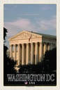 Holzschild 18x12 cm Washington DC USA US Supreme Court Bildmotiv Reisemotiv Abenteuer Reisen