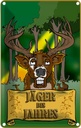 Blechschild 30x20 cm Jagd Jäger des Jahres Reh Dekoration Spruch Zitat