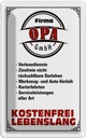 Blechschild 30x20 cm Firma Opa GmbH kostenfrei Oma Spruch Zitat