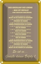 Blechschild 30x20 cm Kreislauf des Lebens was Erfolg Spruch Zitat