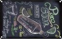 Blechschild 30x20 cm Cocktail Rezept Pisco Sour Essen Trinken