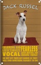 Blechschild 30x20 cm Jack Russel Hund charming Dekoration