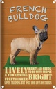 Blechschild 30x20 cm French Bulldog Hund lively Tier Haustier