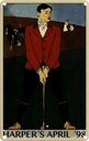 Blechschild 30x20 cm Golf Harper`s April 98 Sport Hobby