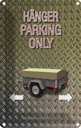 Blechschild 30x20 cm Hänger parking only Parkplatzschild