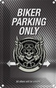 Blechschild 30x20 cm Biker parking only all others Parkplatzschild