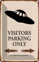 Blechschild 30x20 cm Visitors Parking only all others Parkplatzschild