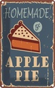 Blechschild 30x20 cm Kuchen Homemade Apple Pie Apfelkuchen Küche Kochen Essen
