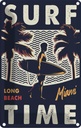 Blechschild 30x20 cm Miami Surf time long beach Amerika USA