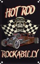 Blechschild 30x20 cm Auto hot rod rockabilly Garage Werkstatt