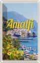 Blechschild 30x20 cm Amalfi Italy Meerblick Bildmotiv Reisemotiv Abenteuer Reisen Urlaub