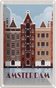 Blechschild 30x20 cm Amsterdam Reiseziel Bildmotiv Reisemotiv Abenteuer Reisen Urlaub
