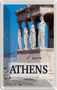 Blechschild 30x20 cm Retro Athens Greece Bildmotiv Reisemotiv Abenteuer Reisen Urlaub