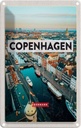 Blechschild 30x20 cm Copenhagen Denmark Altstadt Fluss Bildmotiv Reisemotiv Abenteuer Reisen Urlaub