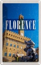 Blechschild 30x20 cm Florence Italy Retro Uhrturm Toscana Bildmotiv Reisemotiv Abenteuer Reisen Urlaub