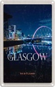 Blechschild 30x20 cm Glasgow Scotland Retro Hafenstadt Bildmotiv Reisemotiv Abenteuer Reisen Urlaub