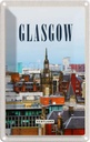 Blechschild 30x20 cm Glasgow Scotland Altstadt Bildmotiv Reisemotiv Abenteuer Reisen Urlaub