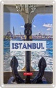 Blechschild 30x20 cm Istanbul Turkey Anker Meer Bildmotiv Reisemotiv Abenteuer Reisen Urlaub