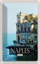 Blechschild 30x20 cm Naples Italy Neapel Panorama Meer Bildmotiv Reisemotiv Abenteuer Reisen Urlaub