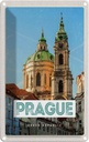 Blechschild 30x20 cm Prague St. Nikolaus Kirche Kostel Bildmotiv Reisemotiv Abenteuer Reisen Urlaub