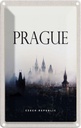 Blechschild 30x20 cm Retro Prague Nebel Poster Bildmotiv Reisemotiv Abenteuer Reisen Urlaub