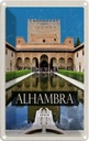 Blechschild 30x20 cm Retro Alhambra Spain Spanien Bildmotiv Reisemotiv Abenteuer Reisen Urlaub