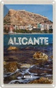 Blechschild 30x20 cm Aligante Spain Spanien Meer Bildmotiv Reisemotiv Abenteuer Reisen Urlaub