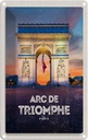 Blechschild 30x20 cm Arc de Triomphe Paris Denkmal Bildmotiv Reisemotiv Abenteuer Reisen Urlaub
